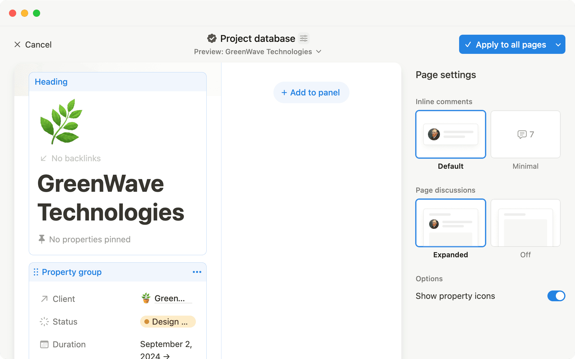 hc : constructeur de mise en page