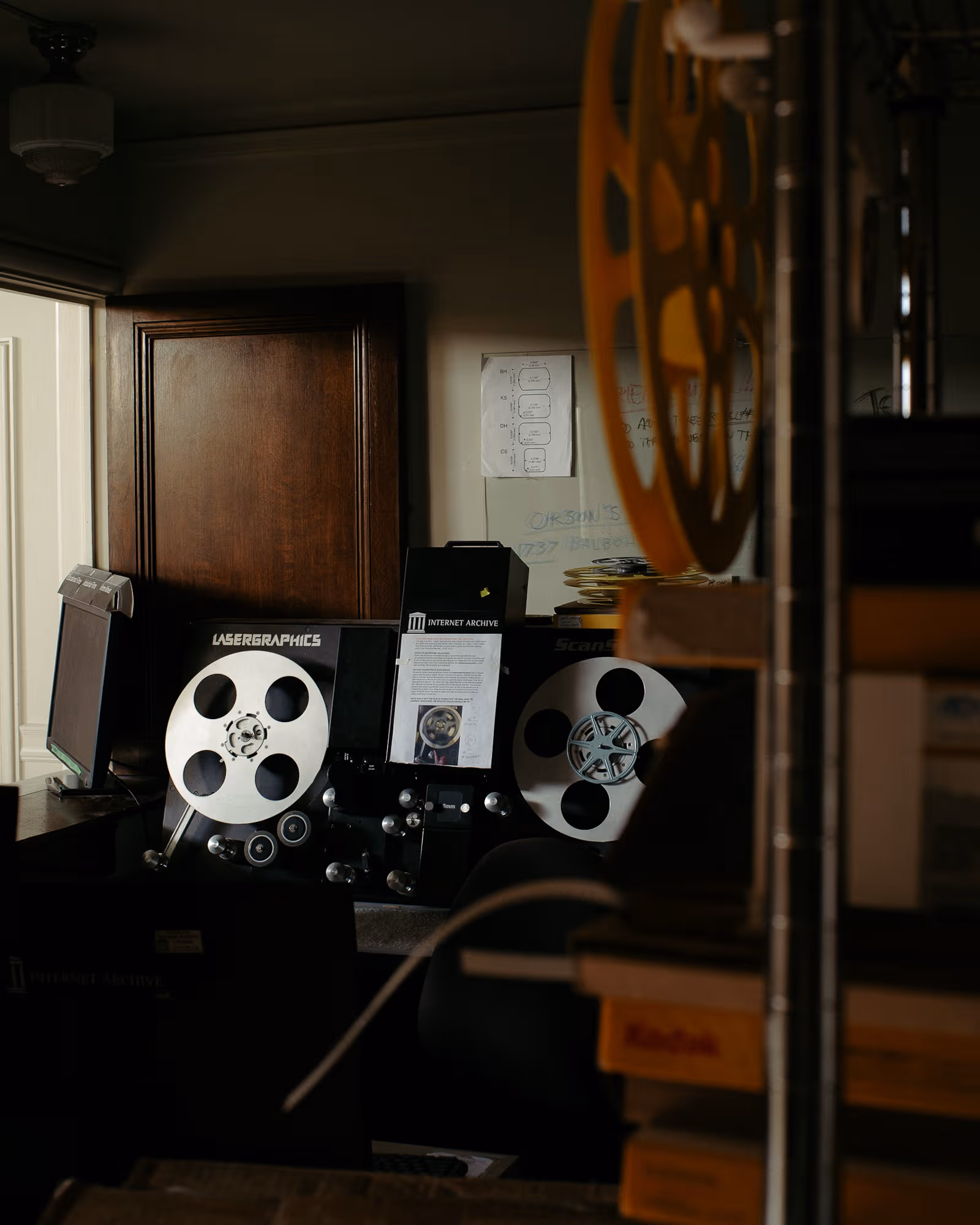 The Archive also collects old recording devices.