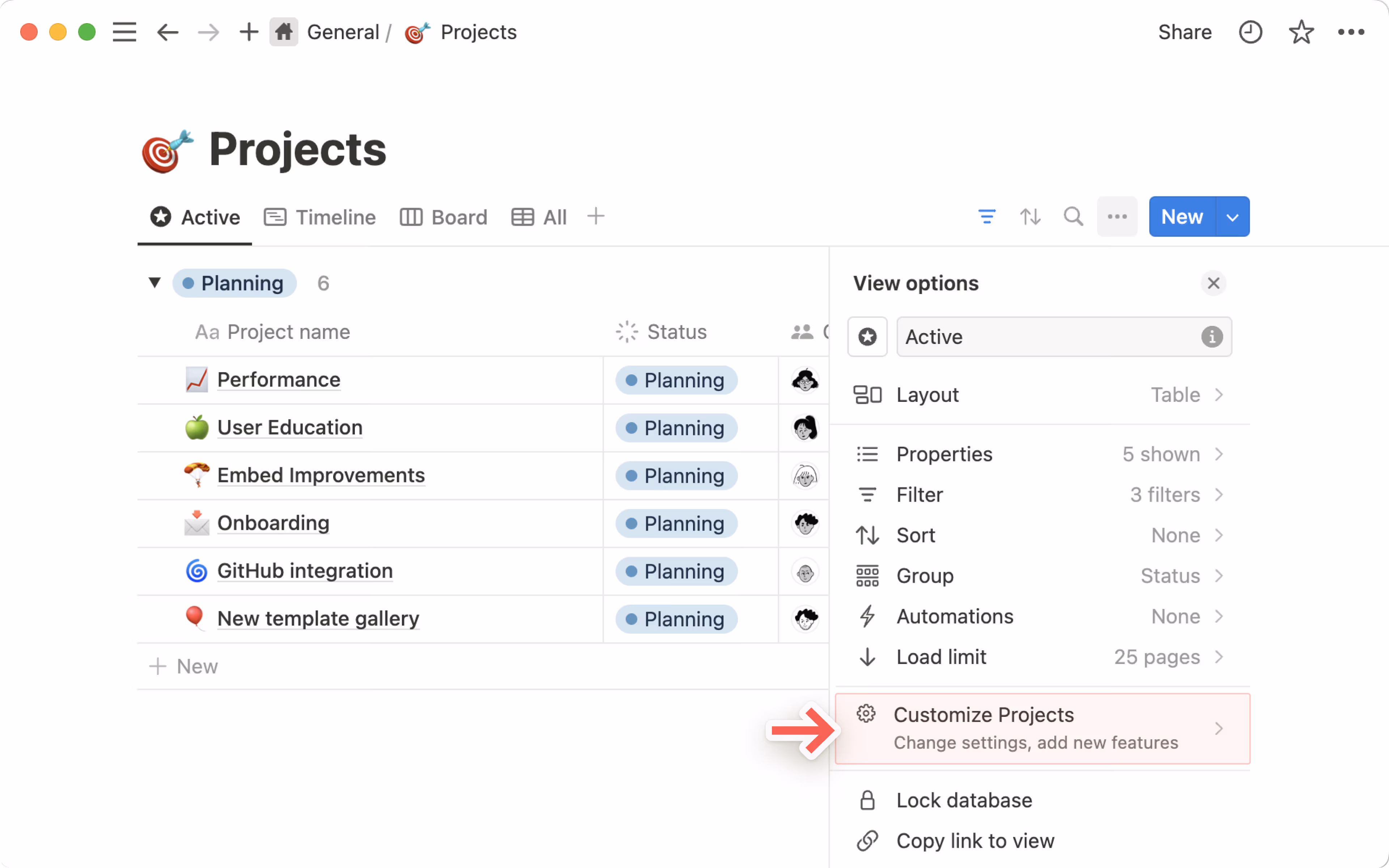 Aide : personnaliser votre base de données
