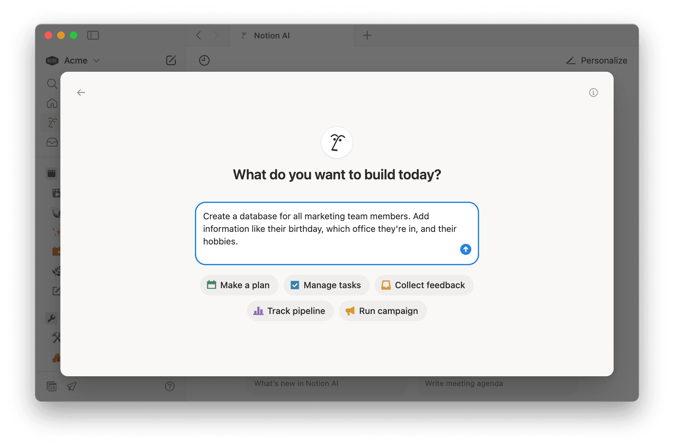 aide : l’IA de Notion pour les bases de données