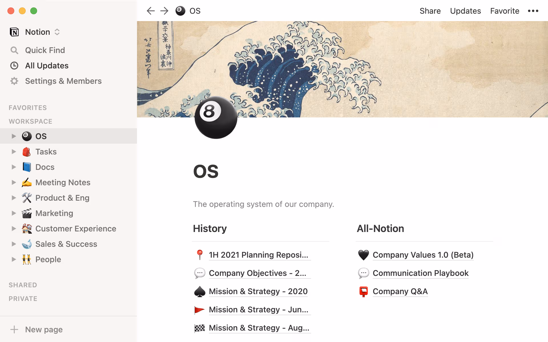 Un aperçu de notre système d’exploitation.