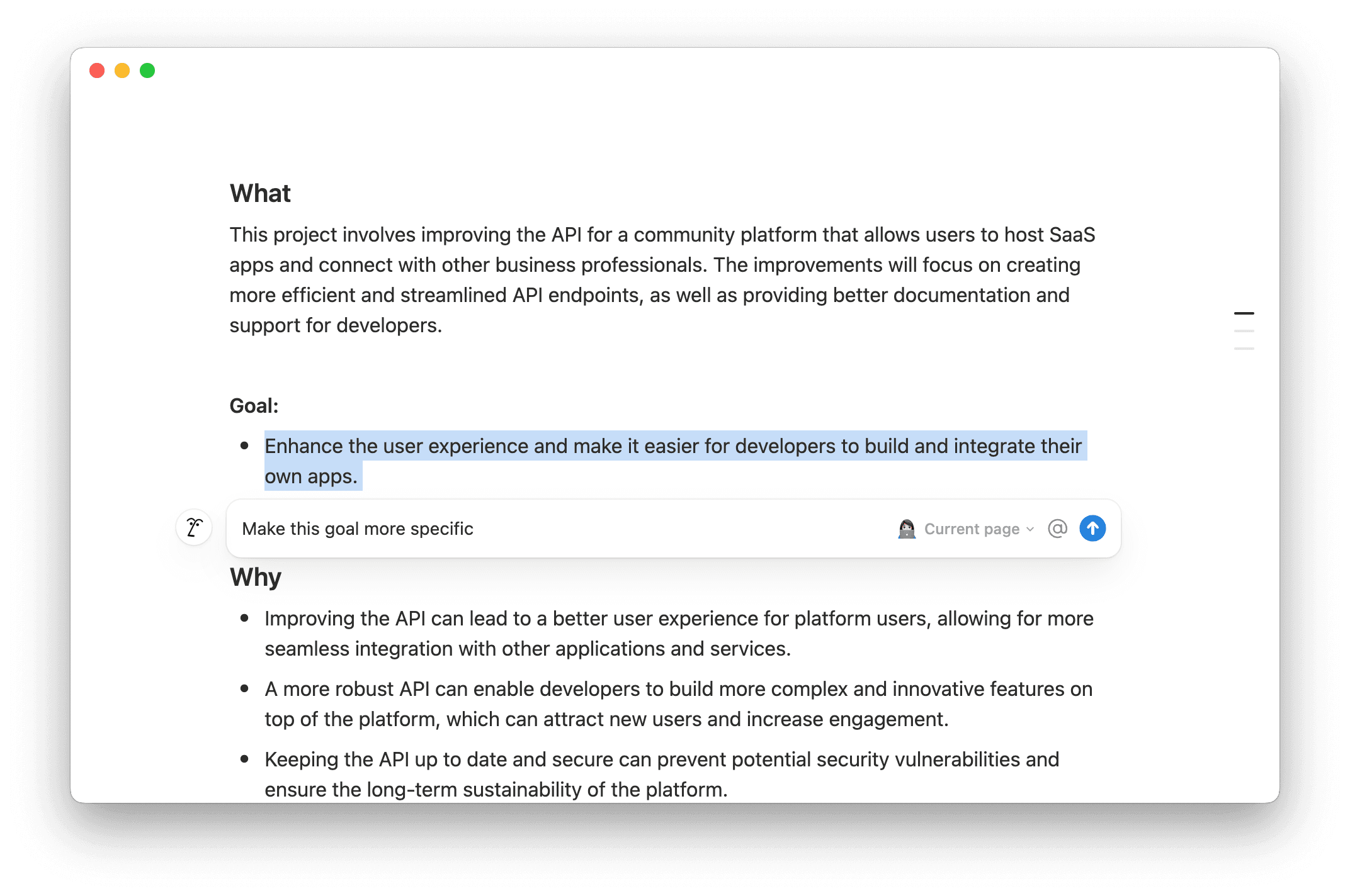 Aide : IA de Notion intégrée